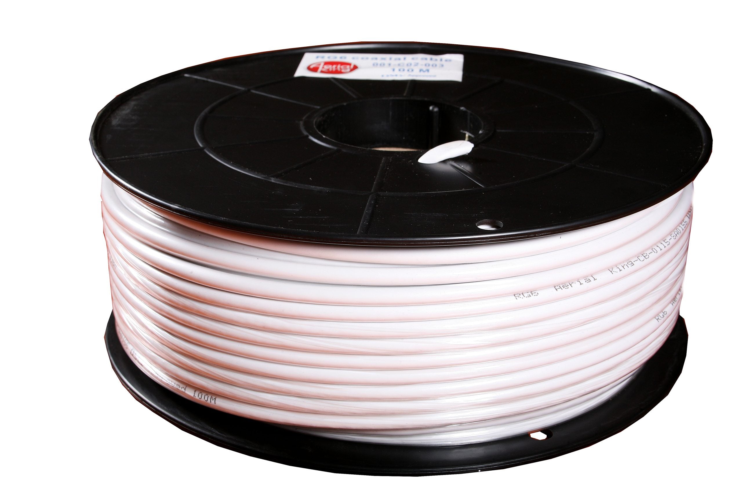 Cable Rg6 White (100M) 64 Braid