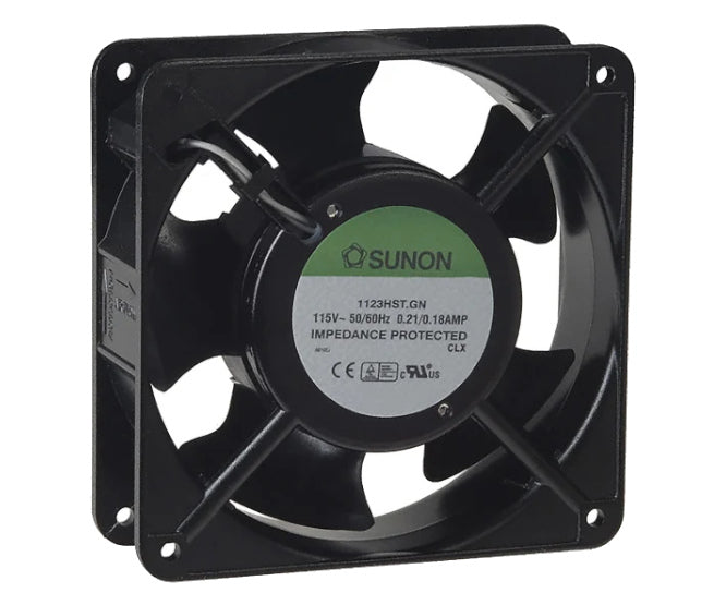 115 V Axial Fan 120sqx38mm Slv 85 Cfm Term Sp101 A 1123 Hst.Gn