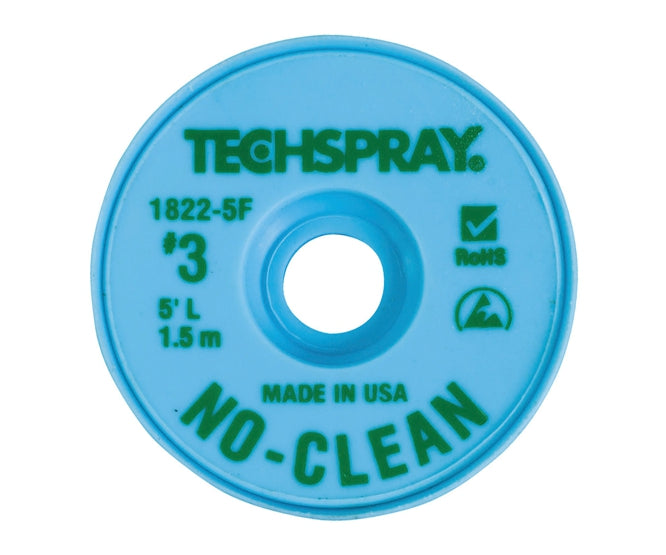 Desoldering Wick / Tape #3 W=1.9mm Green (No Clean) 1.5m/Roll 1822 5 F #3