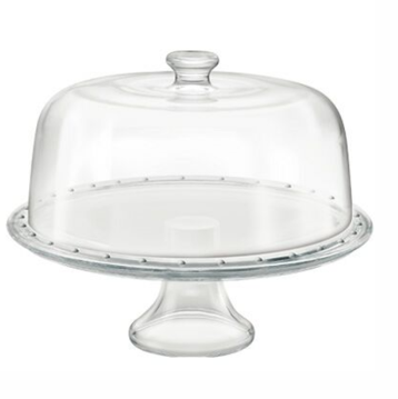 Palladio Footed Cake Plate 31 W/Dome