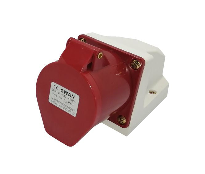 I-Socket Wall 32 A 3 PE 220 V Ip44 Ips Ce 124