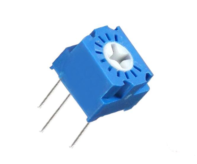 Trimpot Potentiometer T Adj S Turn 50 E 3323 P500 (50 R)