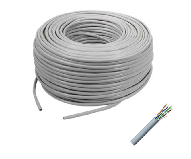 Cat5 Utp Cable Stranded Grey 100m/Reel Hk18102164 Cca