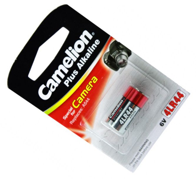 Camera Battery 6 V 165m Ah Alkaline Plus 4 Lr44 Bp1(0%Hg)