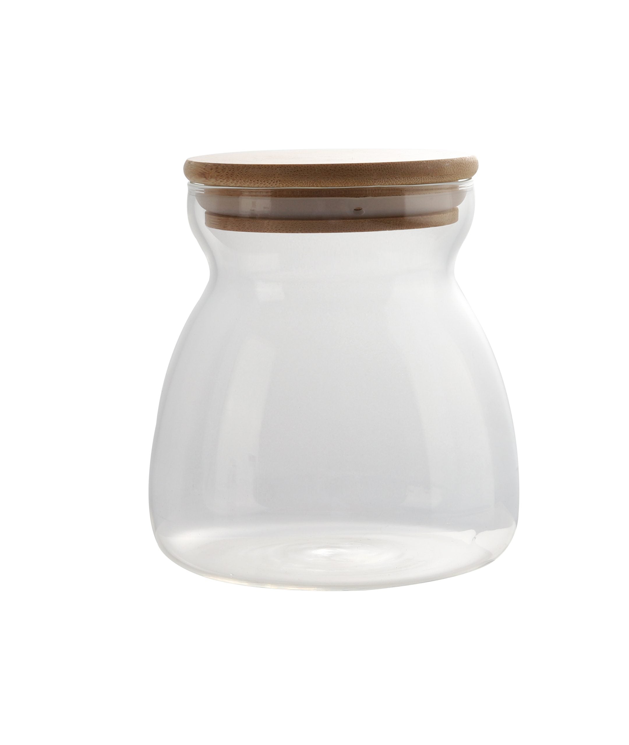 Sk-7128 Storage Jar 600Ml Bamboo