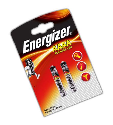 Lr8/Aaaa Energizer Alkaline Bat 1.5 V 2/Pack 7638900202410 *A*