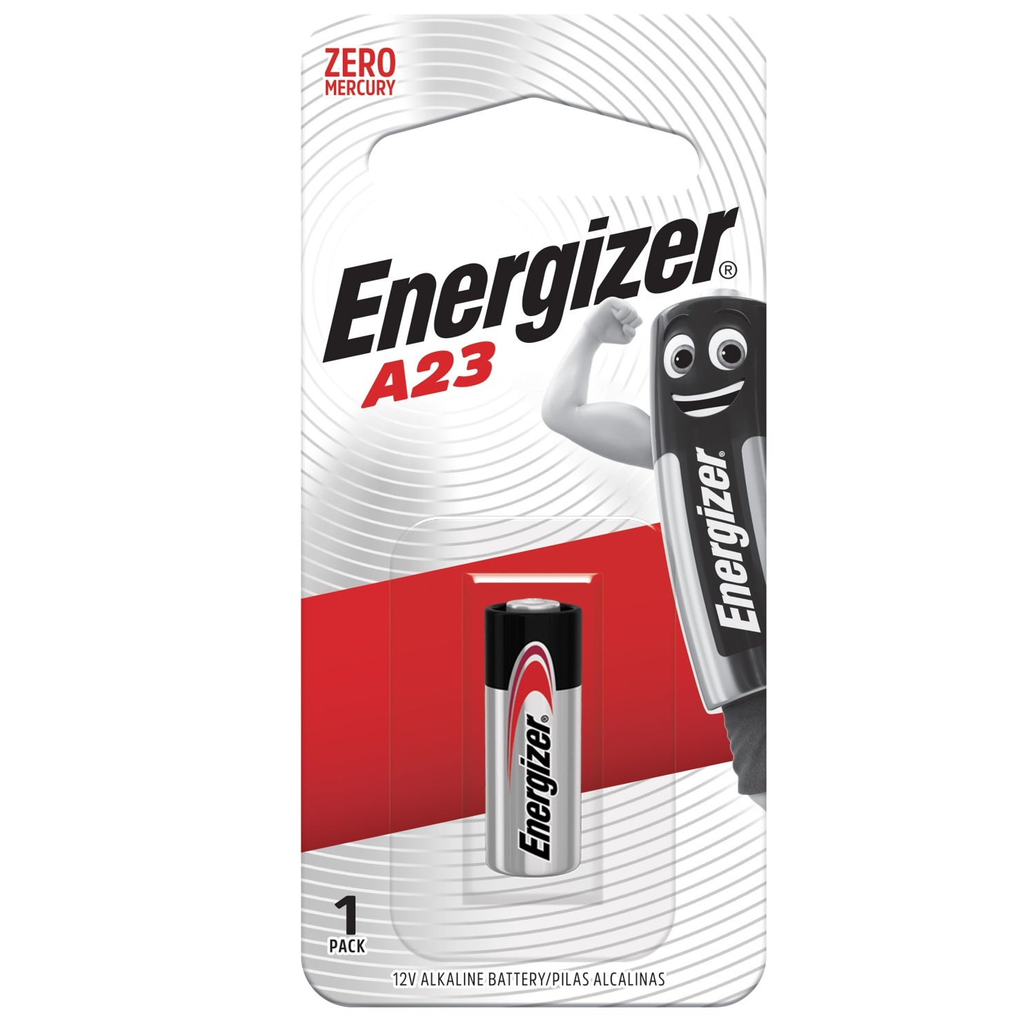 Energizer 12 V Alkaline Battery 1 Pack: A23 (Moq 12)