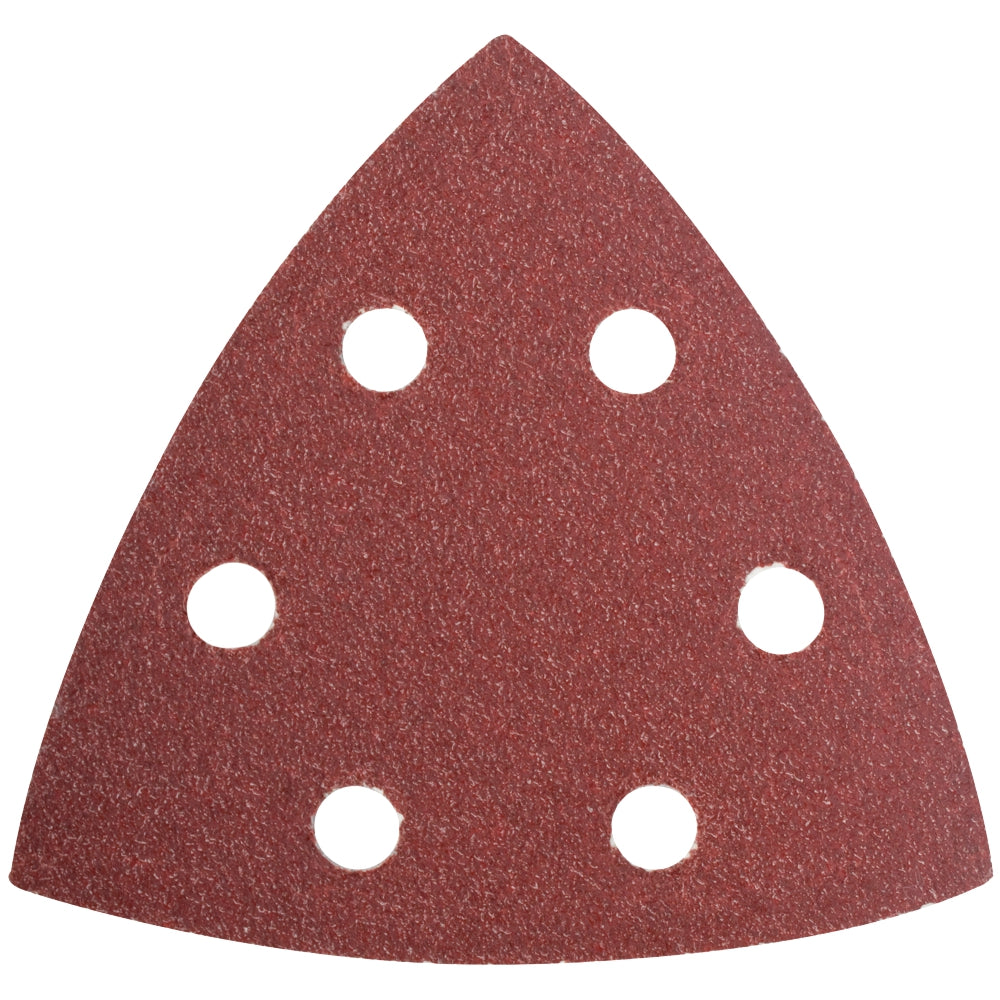 Sanding Triangle Sheet 60 Grit 94 X94 X94 Mm 5/Pack W/Holes Hook & Loop