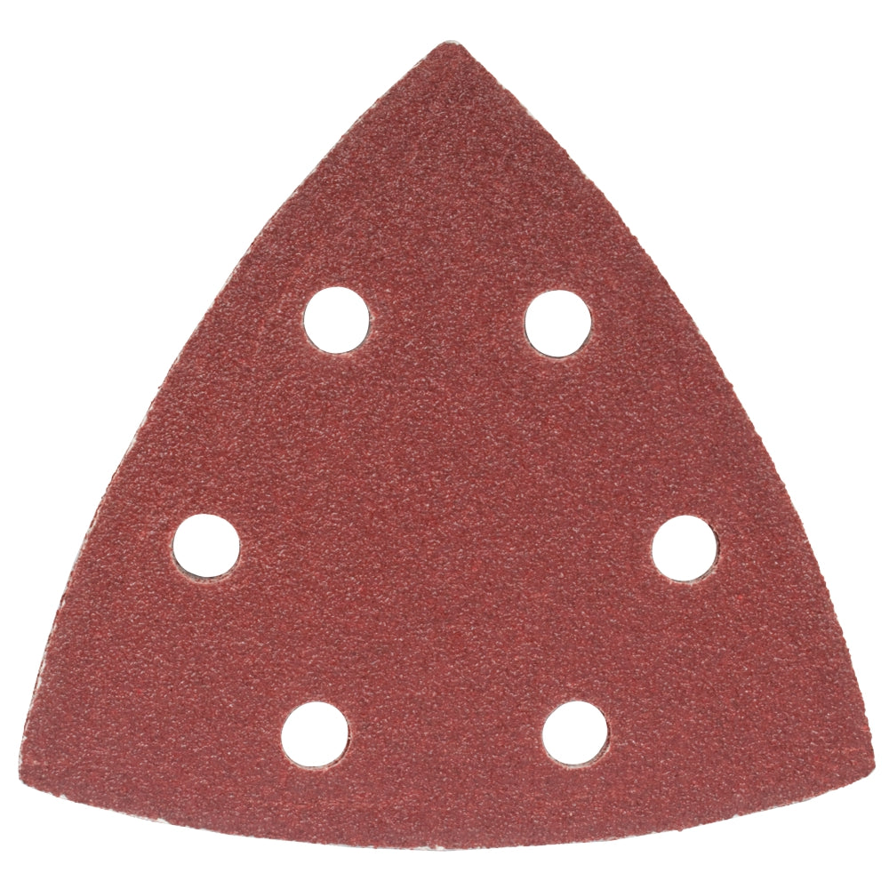 Sanding Triangle Sheet 80 Grit 94 X94 X94 Mm 5/Pack W/Holes Hook & Loop