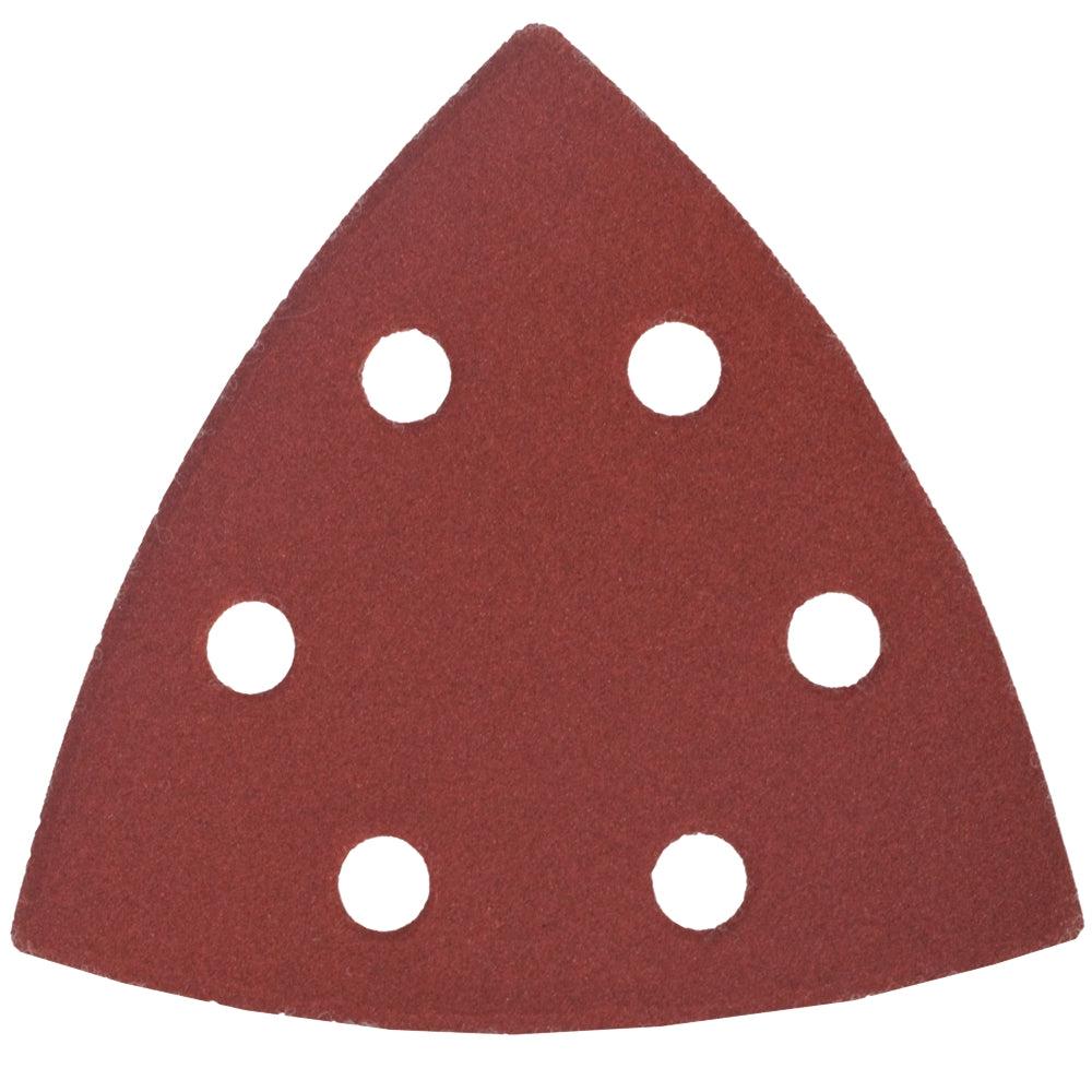 Sanding Triangle Sheet 240 Grit 94 X94 X94 Mm 5/Pack W/Holes Hook & Loop