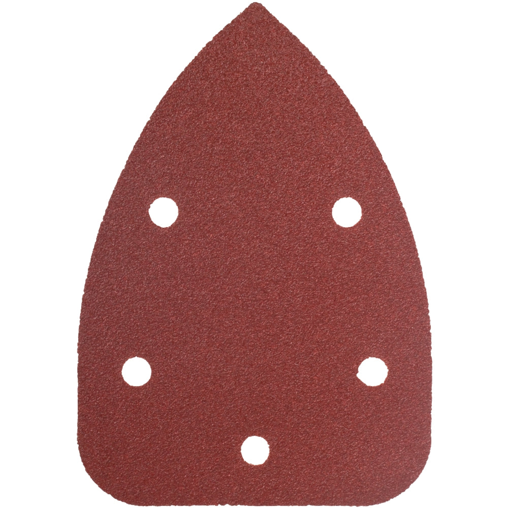 Sanding Triangle 80 Grit 140 X 140 X 98 Mm 5/Pack W/H Hook And Loop