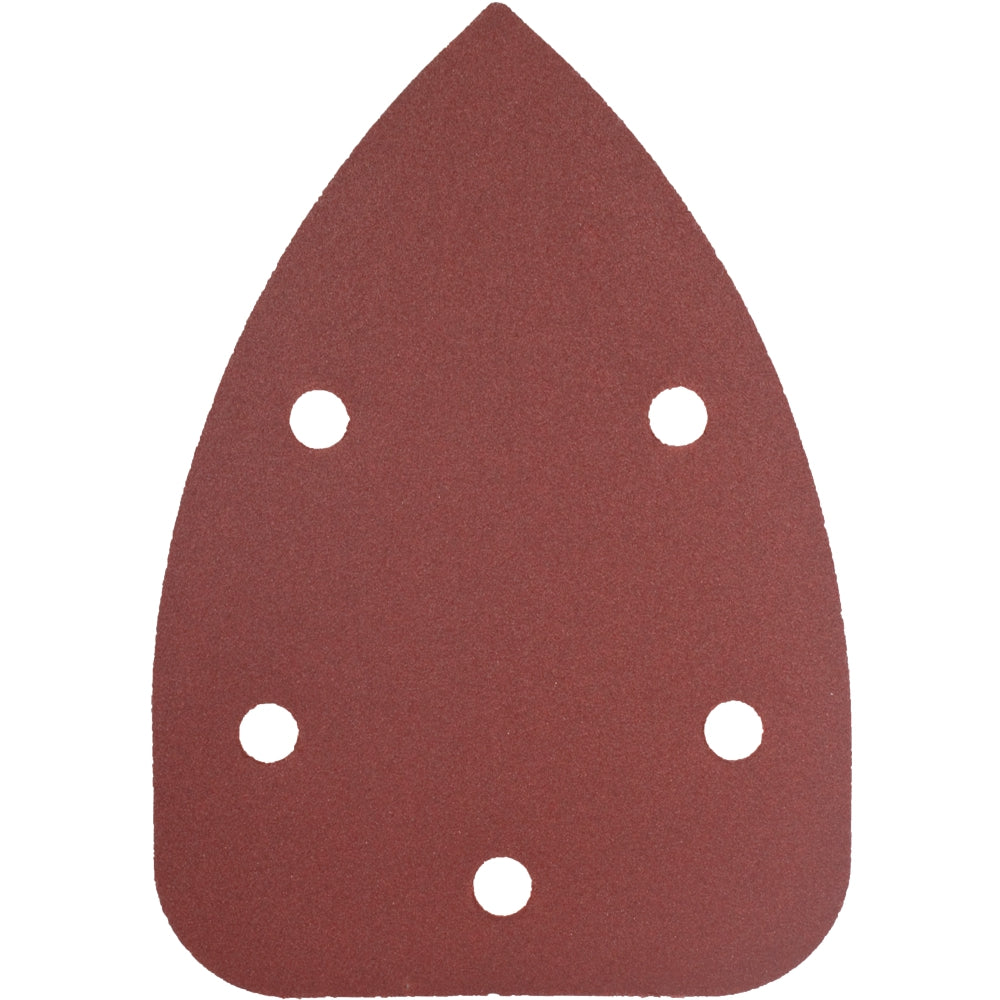 Sanding Triangle 180 Grit 140 X 140 X 98 Mm 5/Pack W/H Hook And Looop