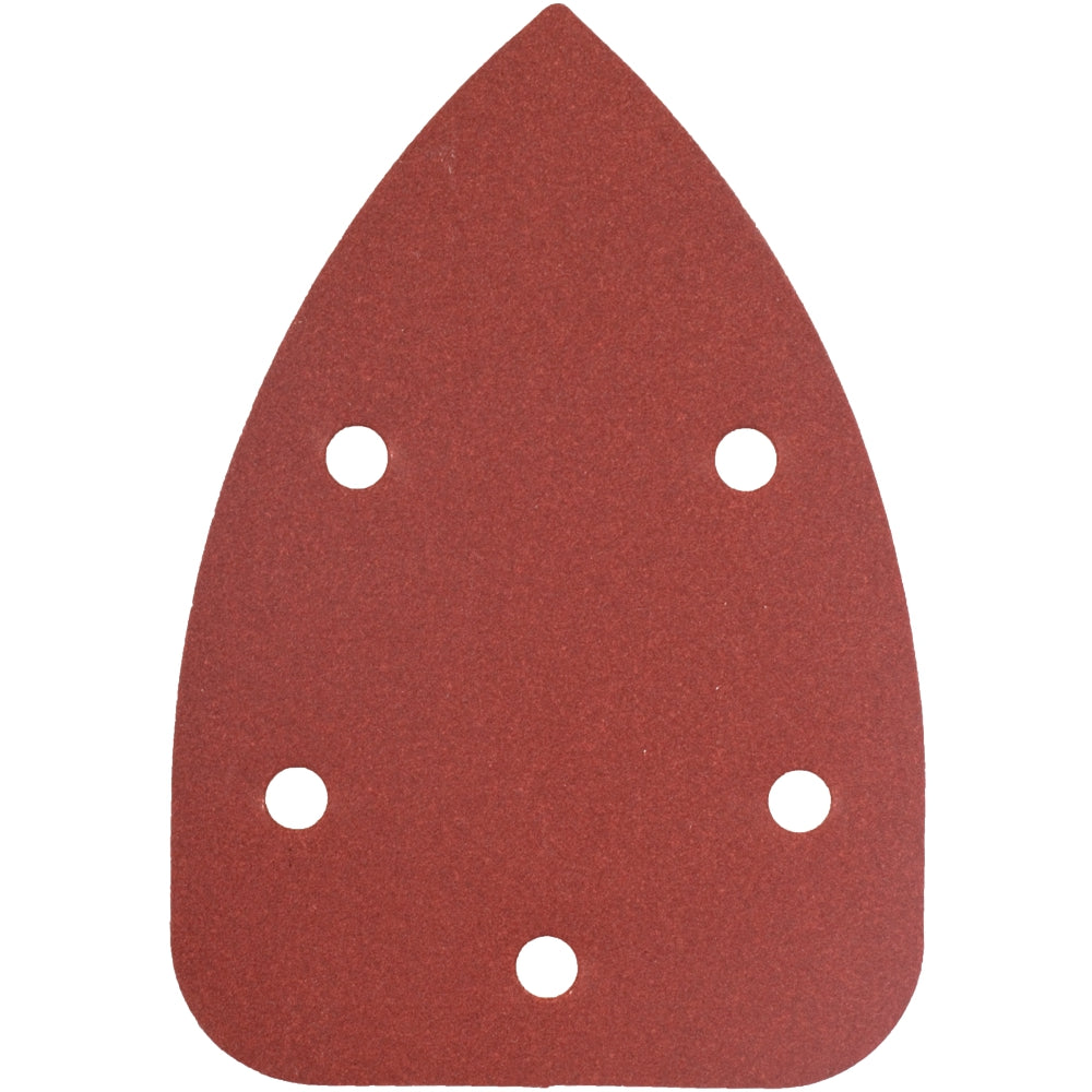 Sanding Triangle 220 Grit 140 X 140 X 98 Mm 5/Pack W/H Hook And Loop