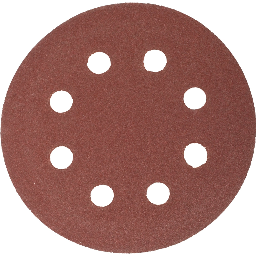 Sanding Disc 125 Mm 40 Grit With Holes 10/Pk Hook And Loop