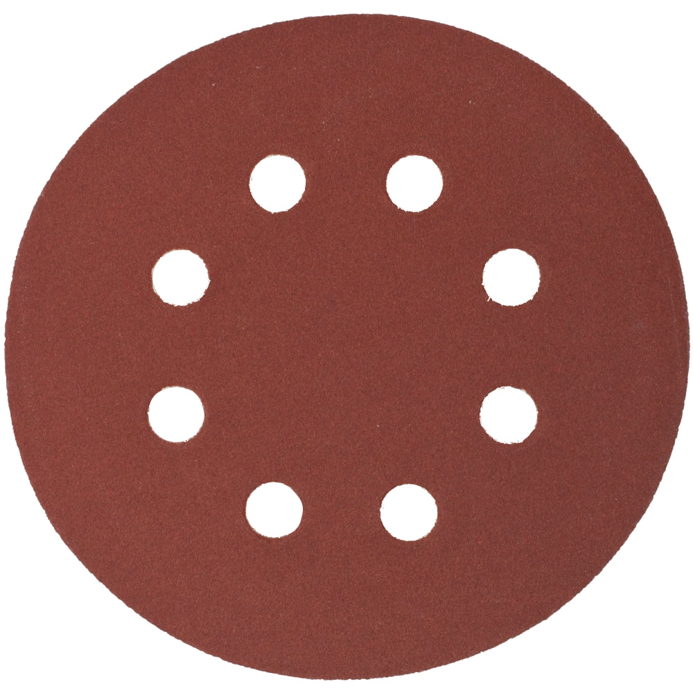 Sanding Disc 125 Mm 240 Grit With Holes 10/Pk Hook And Loop