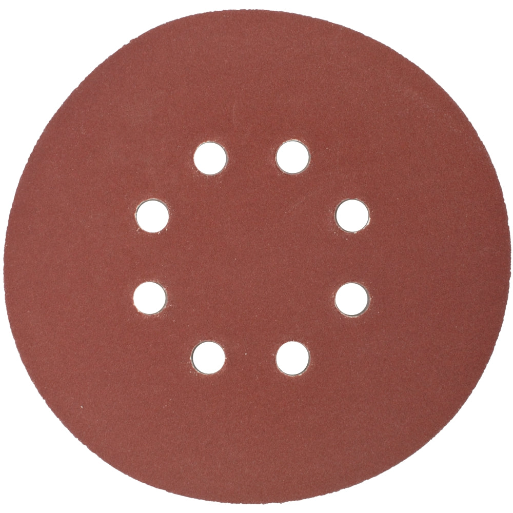 Sanding Disc 150 Mm 240 Grit With Holes 10/Pk Hook And Loop