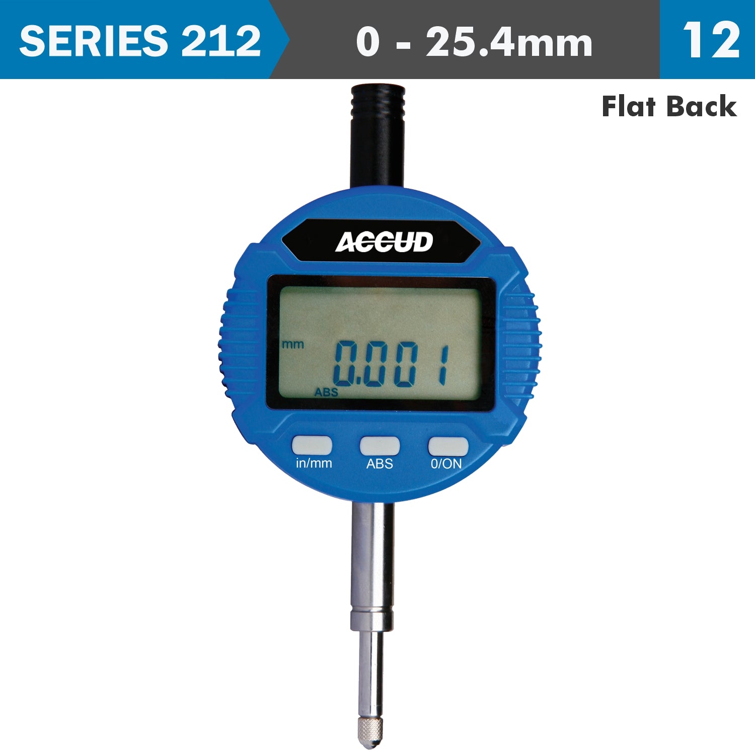 Digital Indicator Flat Back 25.4 Mm/1'