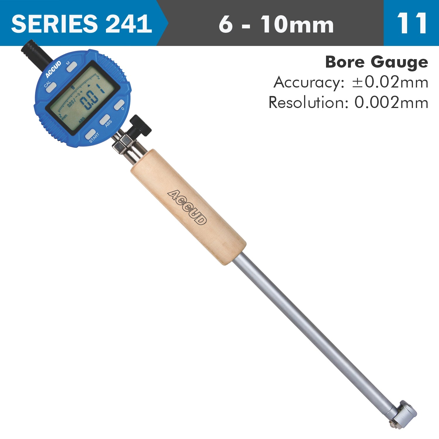 Dig. Bore Gauge 6 10 Mm 0.012 Mm Acc. 0.001 Mm Grad.