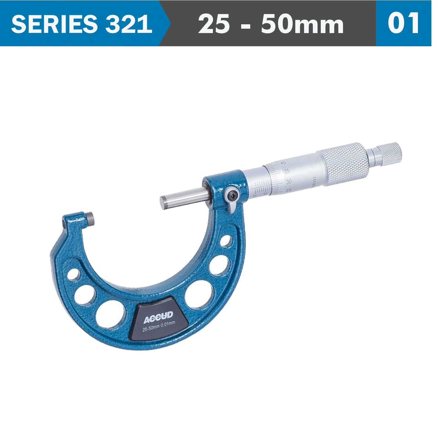 Outside Micrometer 25 50 Mm 0.004 Mm Acc. 0.01 Mm Grad.