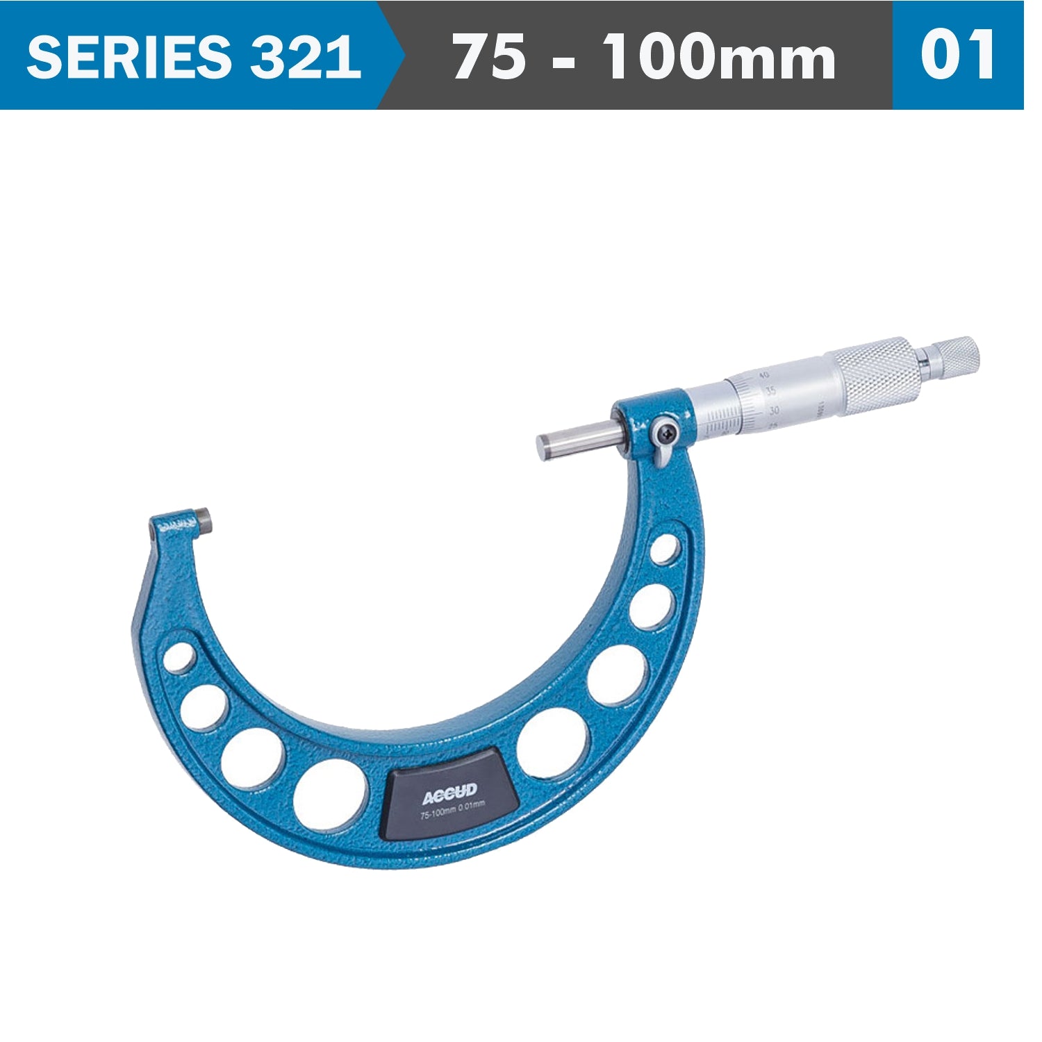 Outside Micrometer 75 100 Mm 0.005 Mm Acc. 0.01 Mm Grad.