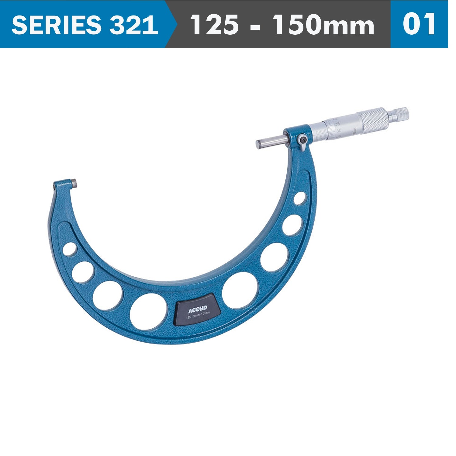 Outside Micrometer 125 150 Mm 0.006 Mm Acc. 0.01 Mm Grad.