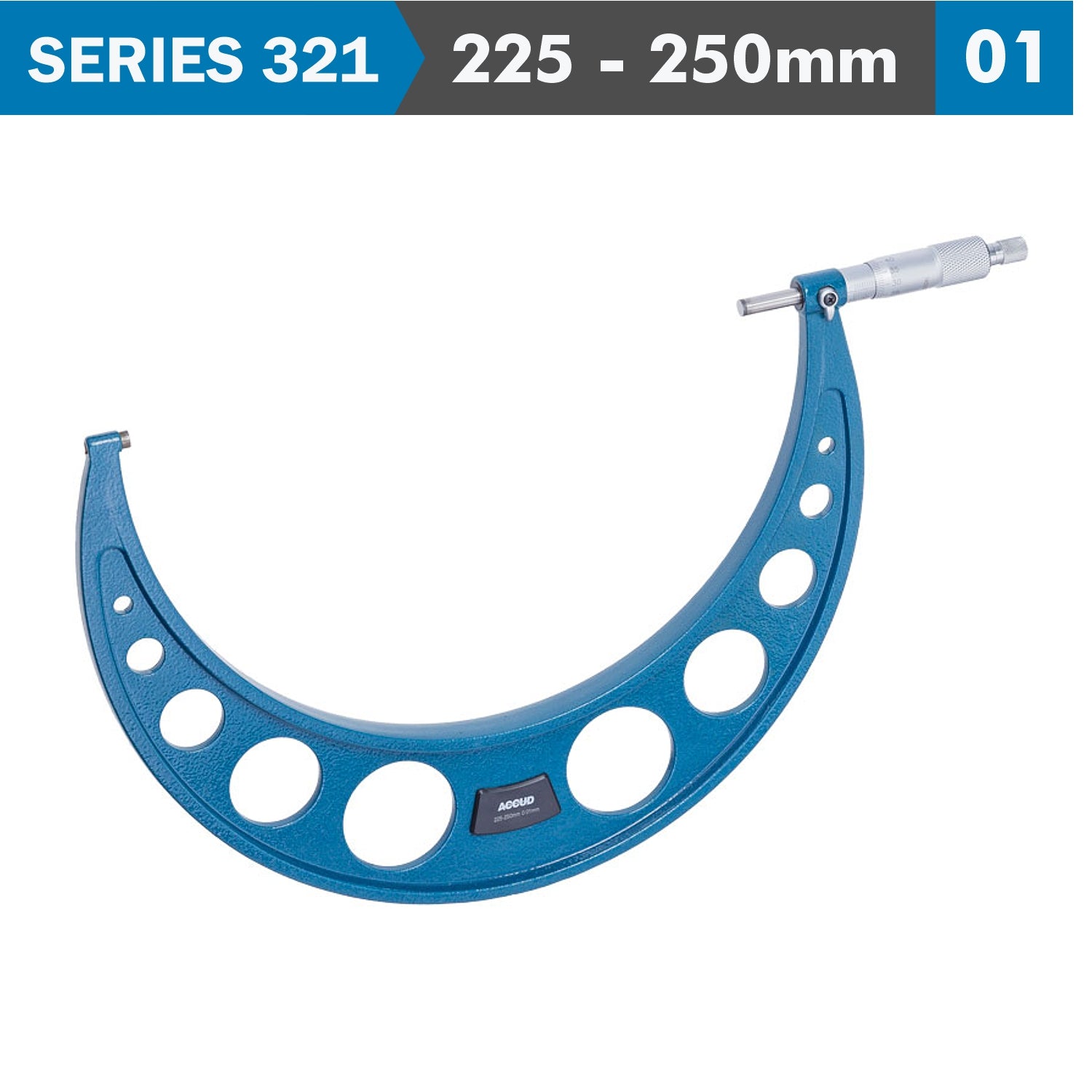 Outside Micrometer 225 250 Mm 0.008 Mm Acc. 0.01 Mm Grad.