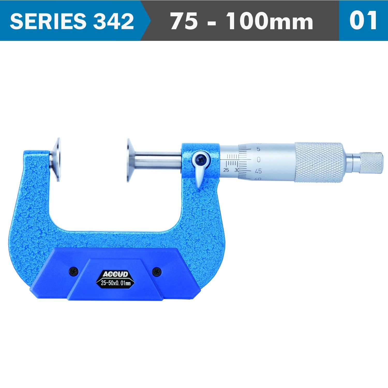 Non Rotating Spindle Disk Micrometer 75