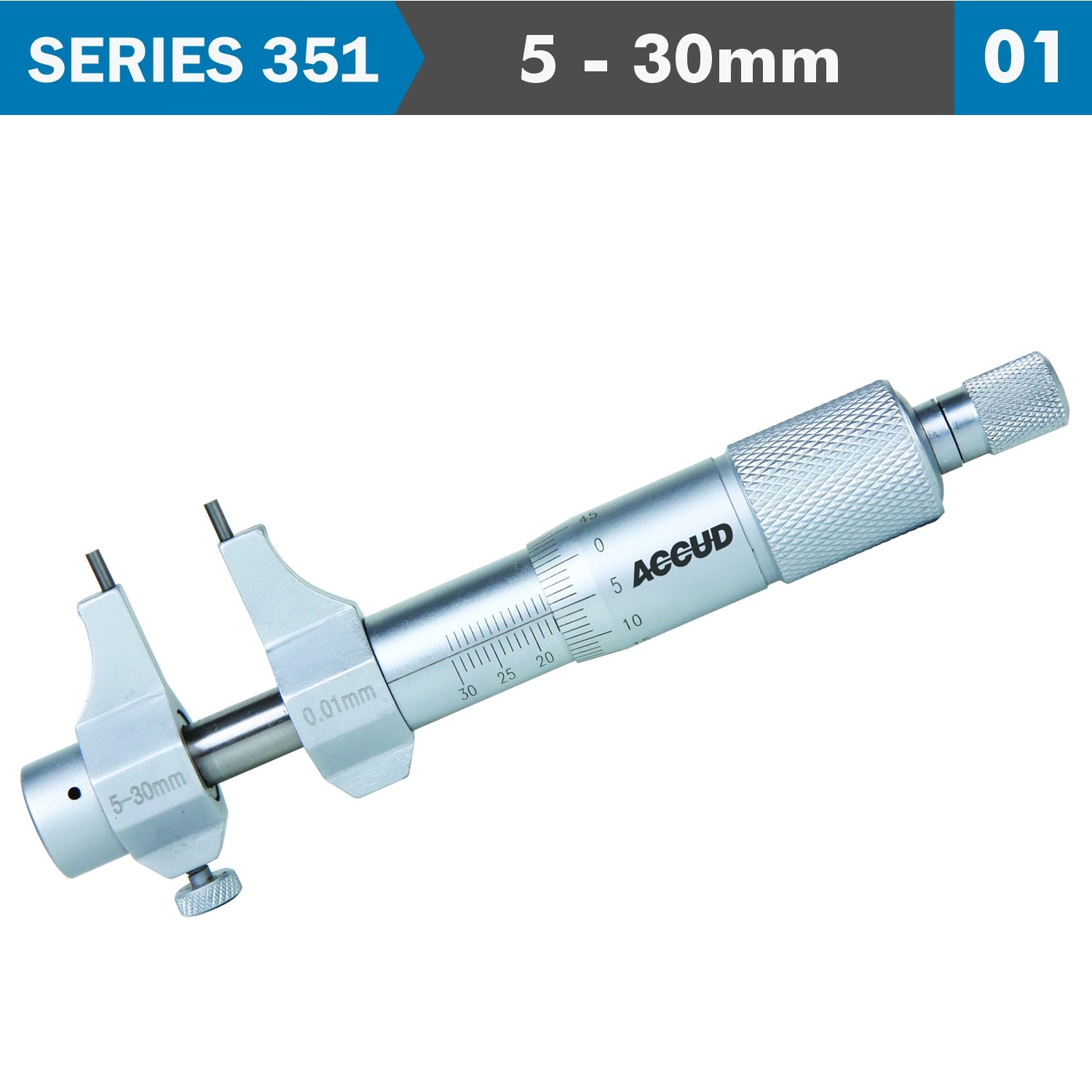 Inside Micrometer 5 30 Mm With Setting Ring 0.007 Mm Acc.0.01 Mm Grad.