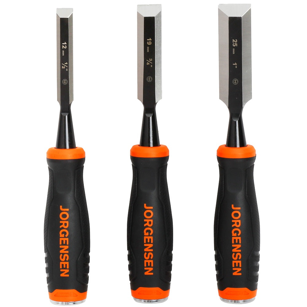 Wood Chisel Set 3 Pc Jorgensen