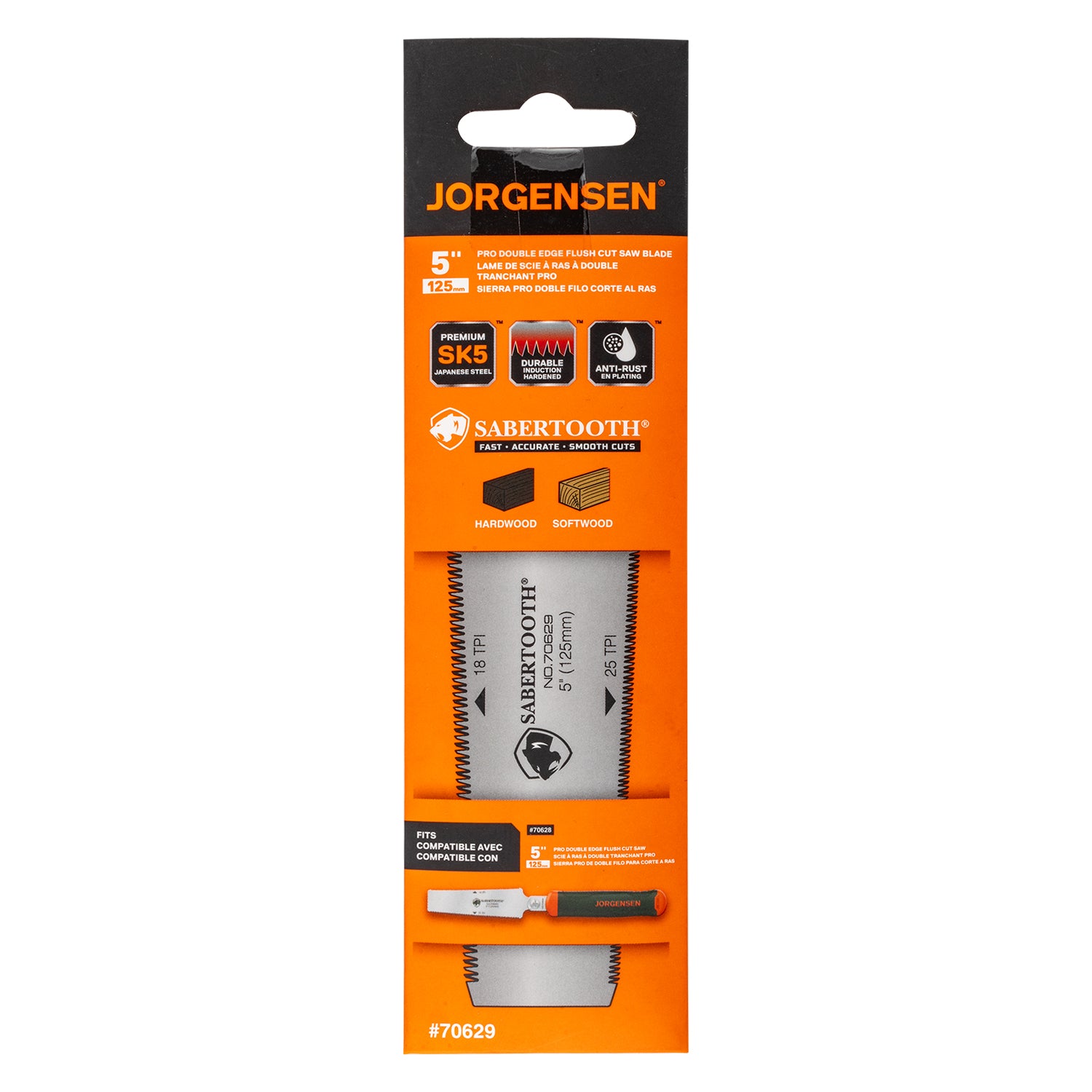 Jorgensen 125 Mm Pro Double Edge Flush Cut Saw Blade