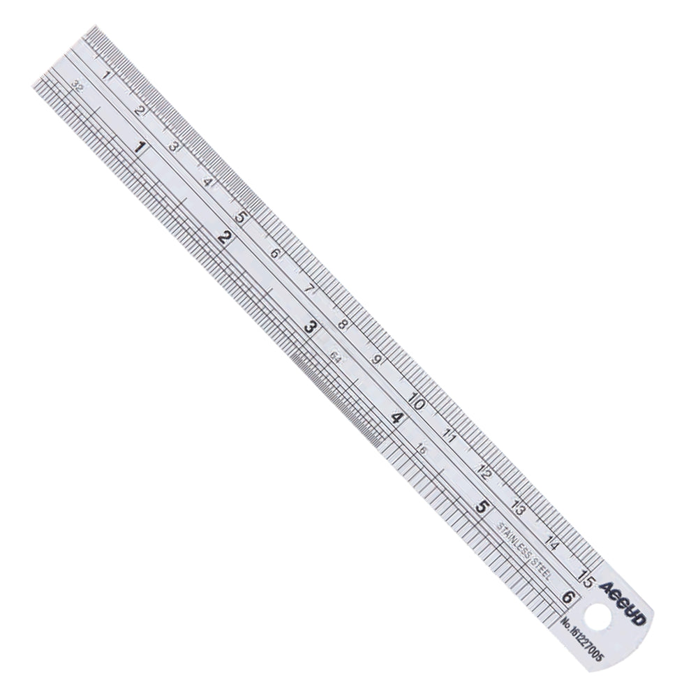 Ruler 150 Mm S/Steel 0.08 Mm Acc 0.5 Mm Grad.