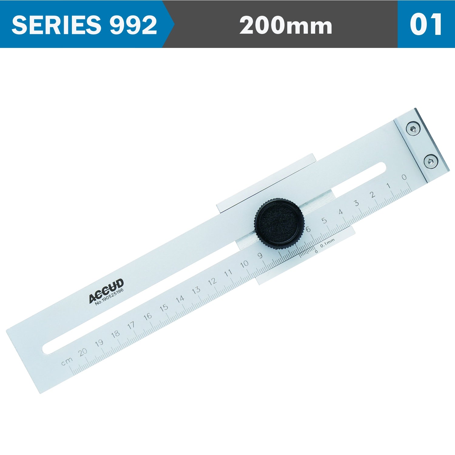 Marking Gauge 200 Mm 0.1 Mm Acc. 0.1 Mm Grad. S/Steel