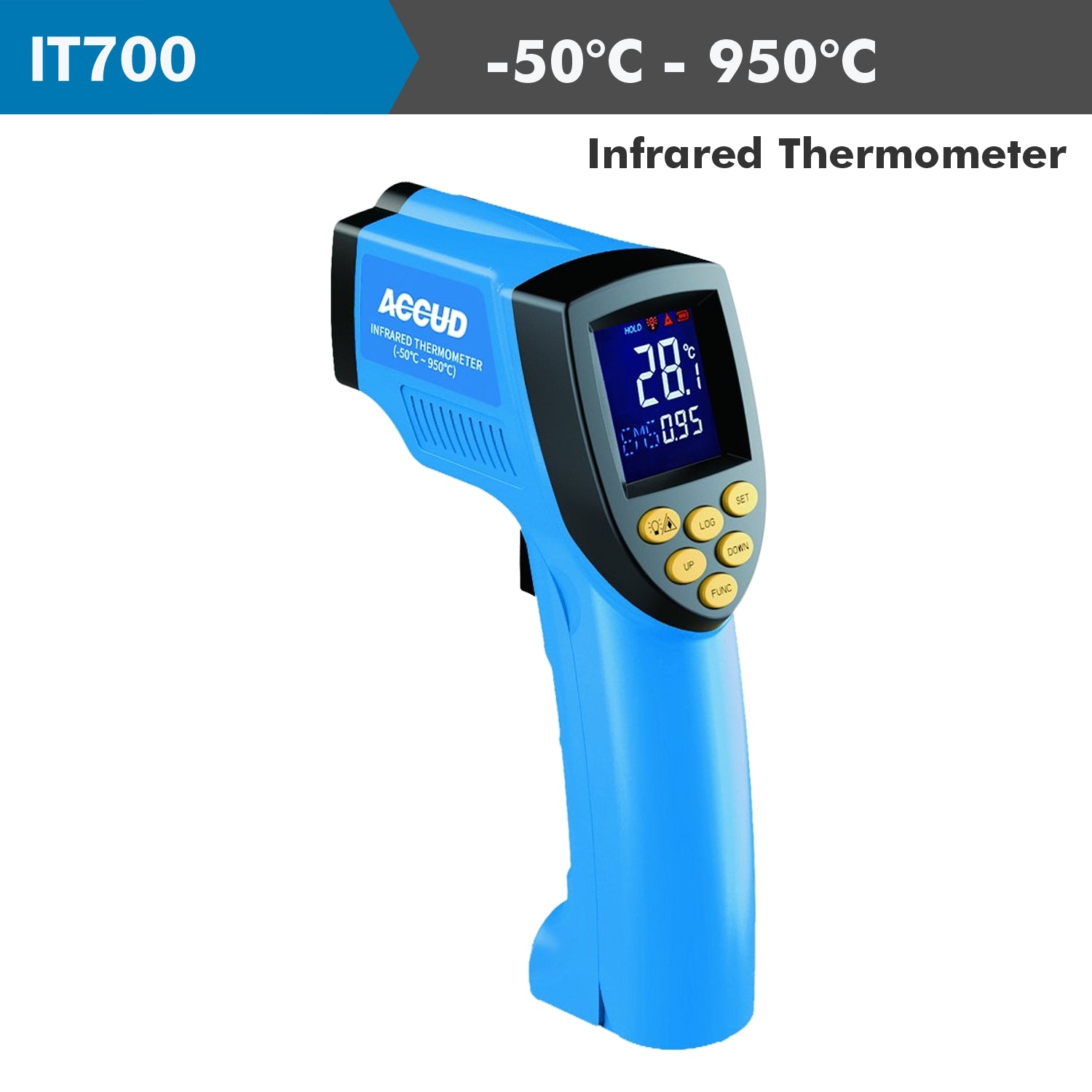 Infrared Thermometer 50 Deg. 700 Deg. 1