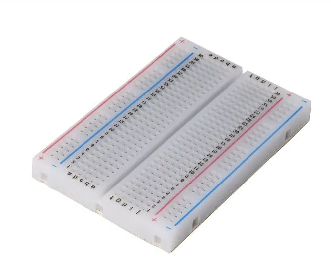 Breadboard 85x55mm 400 Tie Point Power Rail On Both Sides Ad 102