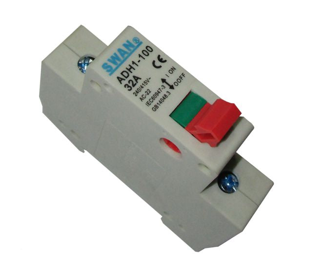 Isolator Din Rail Mount 32 A 1 P Is Adh1 100 132