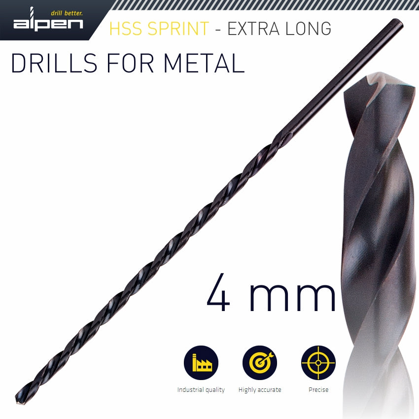 Alpen Hss Super Drill Bit 4 Mm 175 X 120