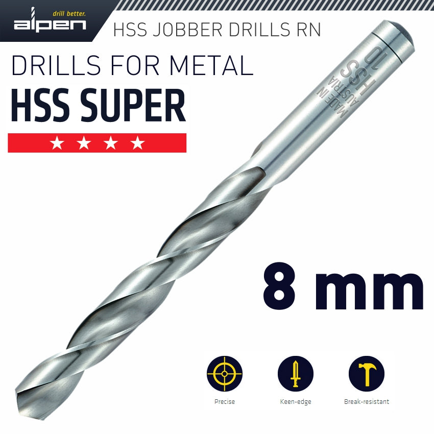 Hss Super Drill Bit 8 Mm