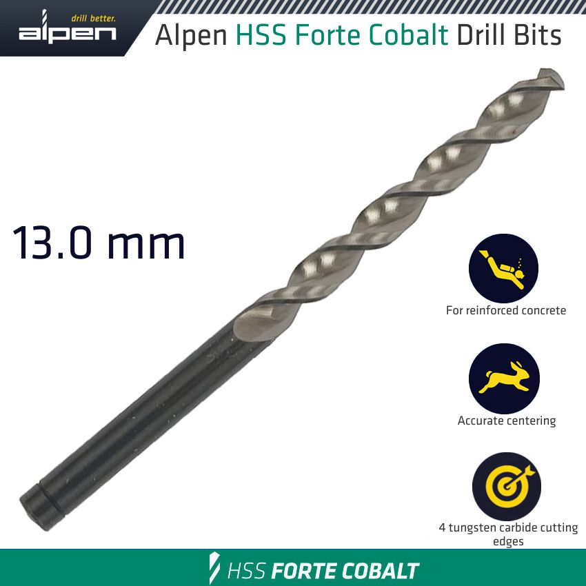 Hss Forte Cobalt Drill Bit 13 Mm