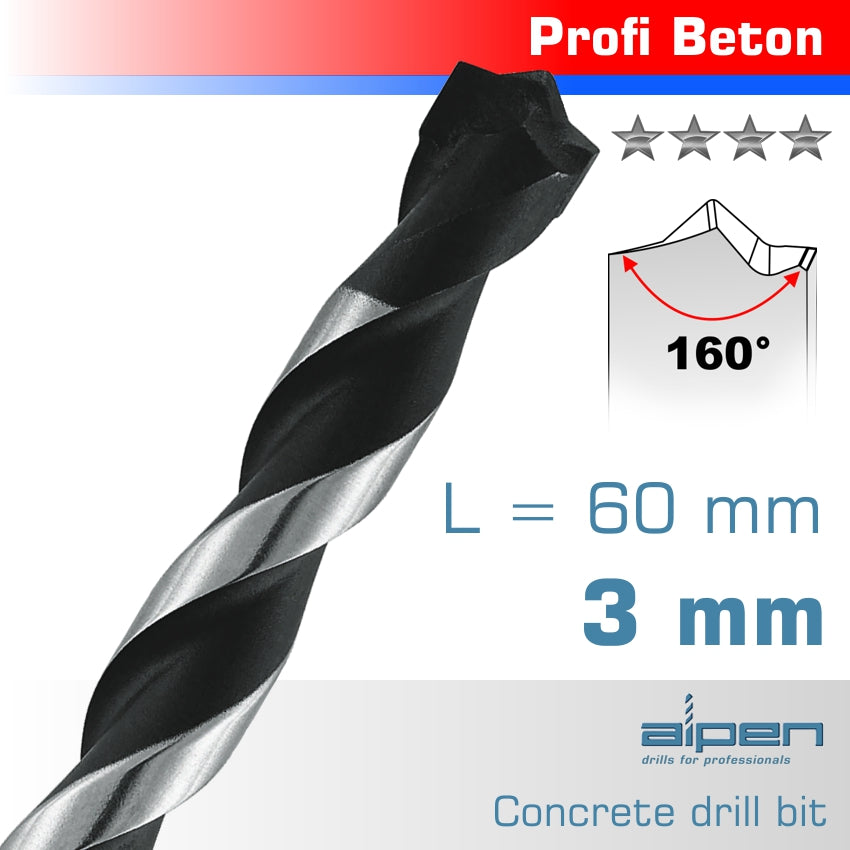 Concrete Profi Beton Drill Bit 3 Mm