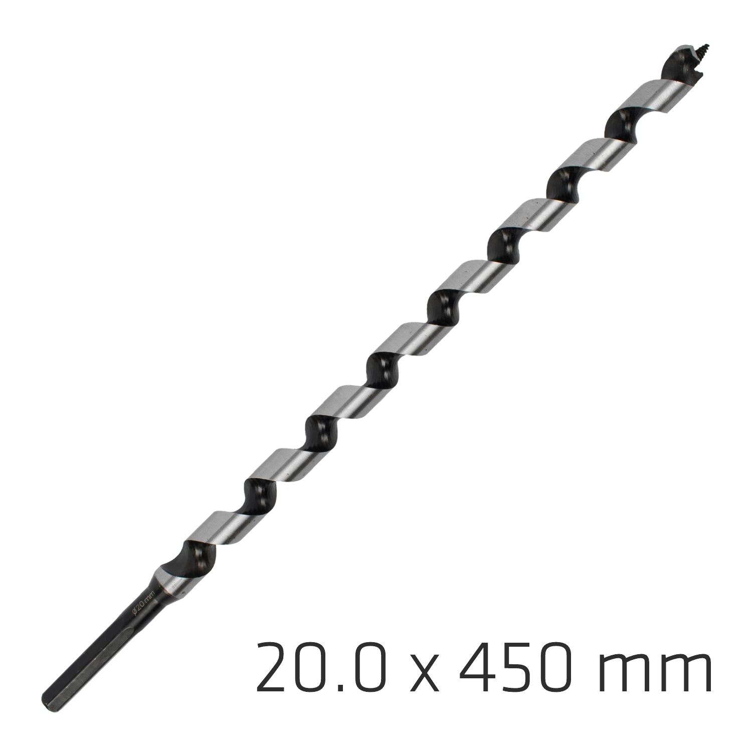 Wood Auger Drill Bit 20 X 450 Mm