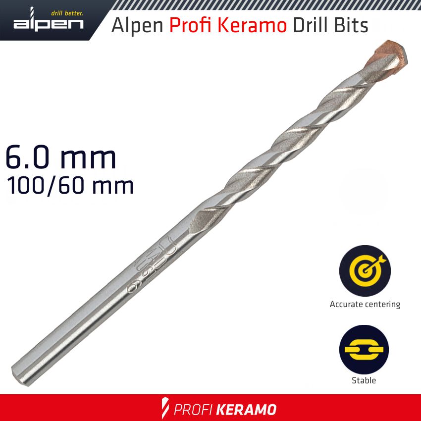 Profi Keramo Tile Ceramic Marble Bit 6 Mm