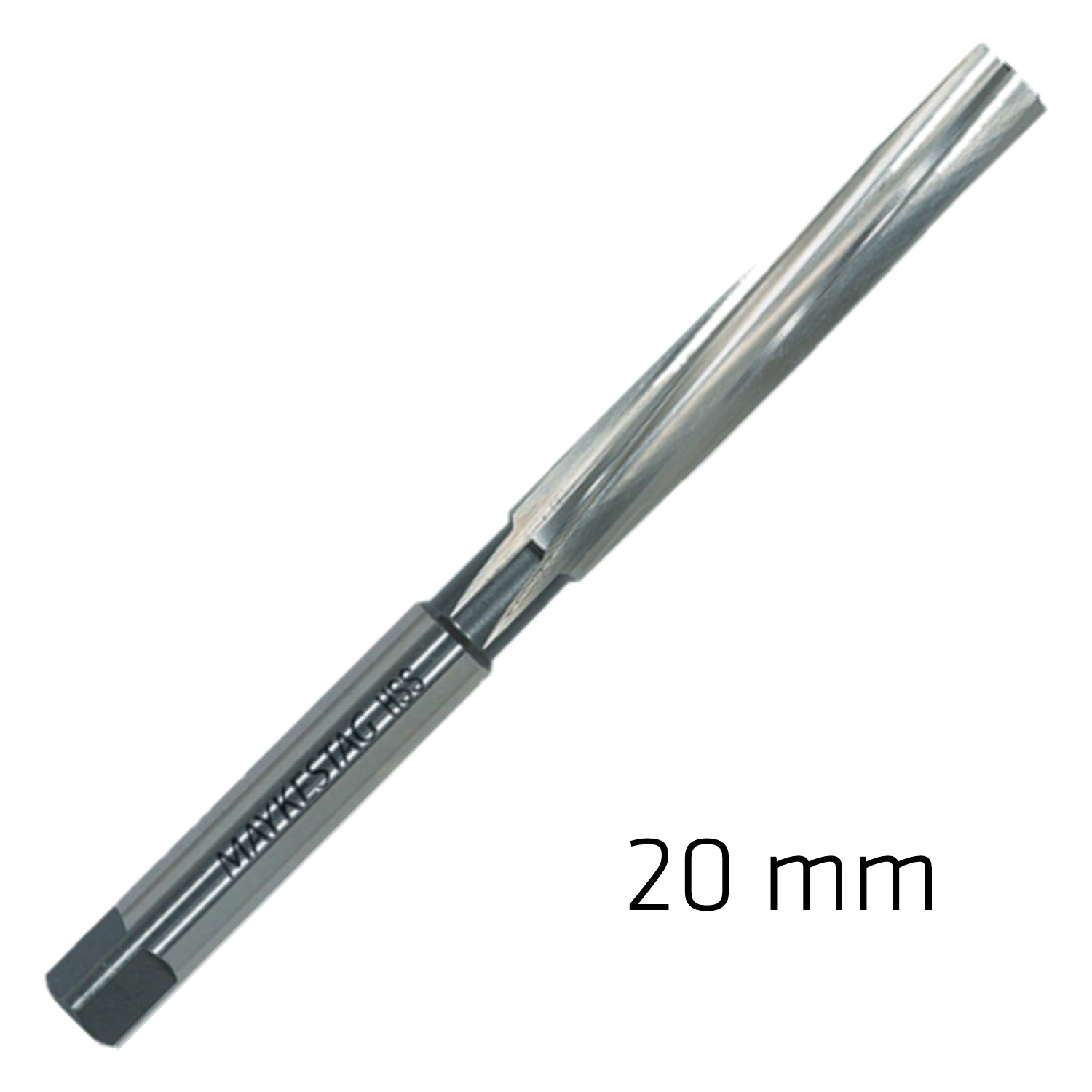 Hss Hand Reamer H7.Z8 20 Mm Din 208 B