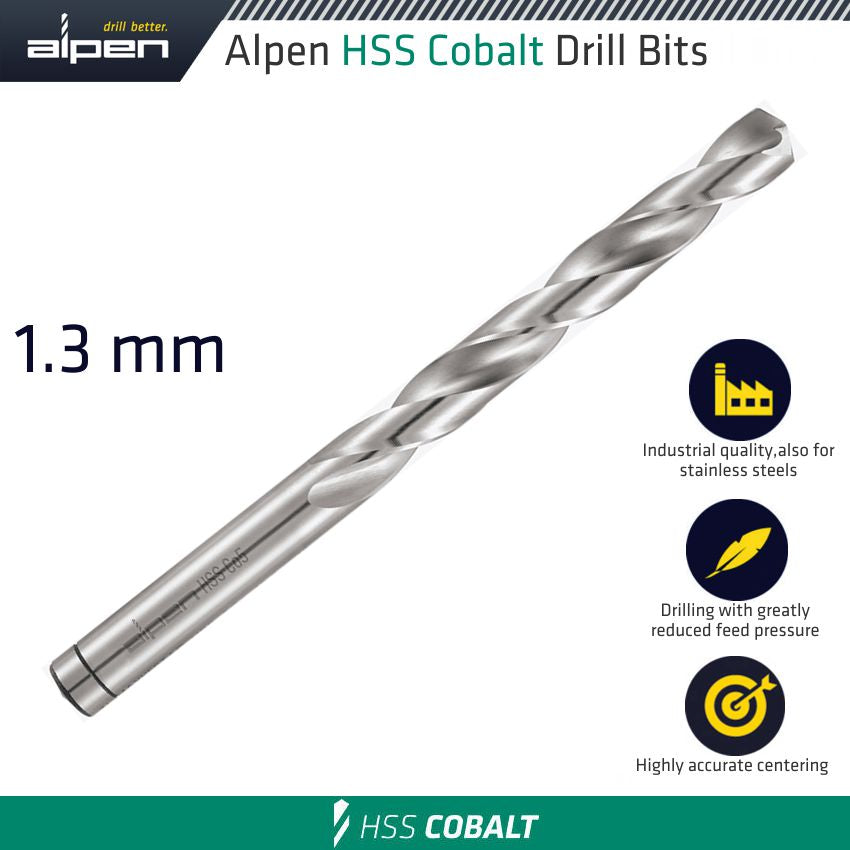 Hss Cobalt Din 338 1.3 Mm Bulk