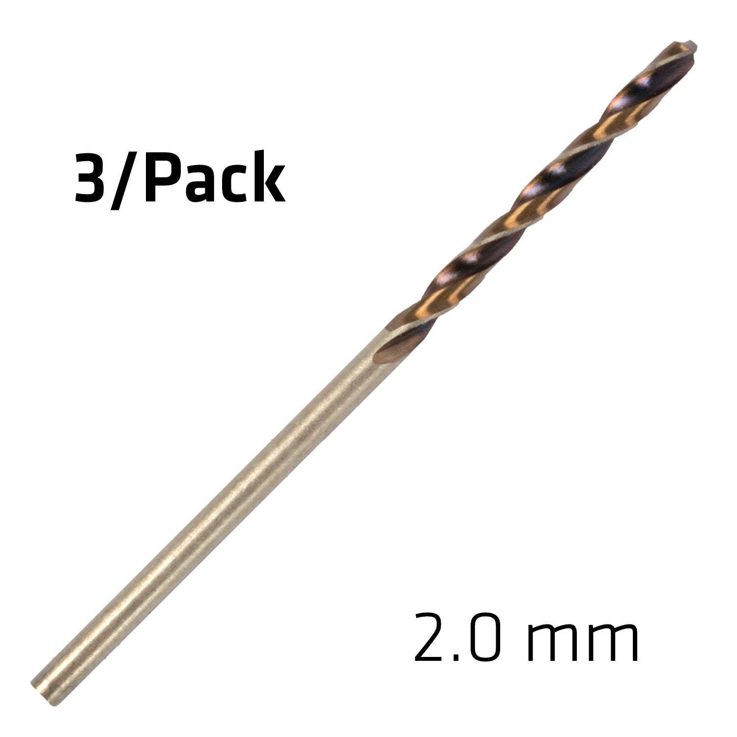 Hss Sprint Master 2.0 Mm X3 Sleeved Din338 Alpen Drill Bit