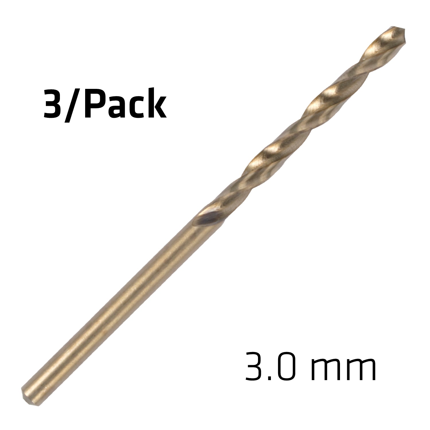 Hss Sprint Master 3.0 Mm X3 Sleeved Din338 Alpen Drill Bit