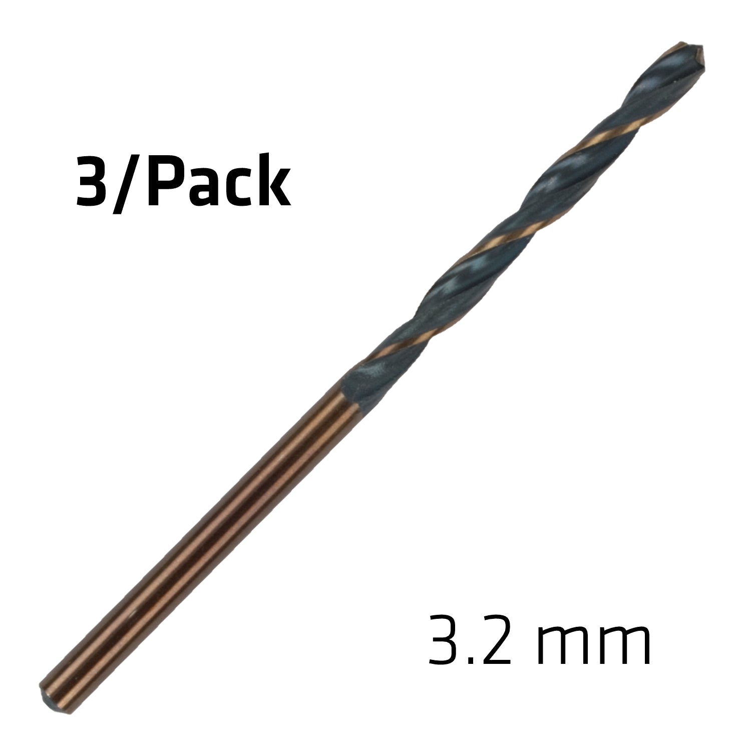 Hss Sprint Master 3.2 Mm X3 Sleeved Din338 Alpen Drill Bit