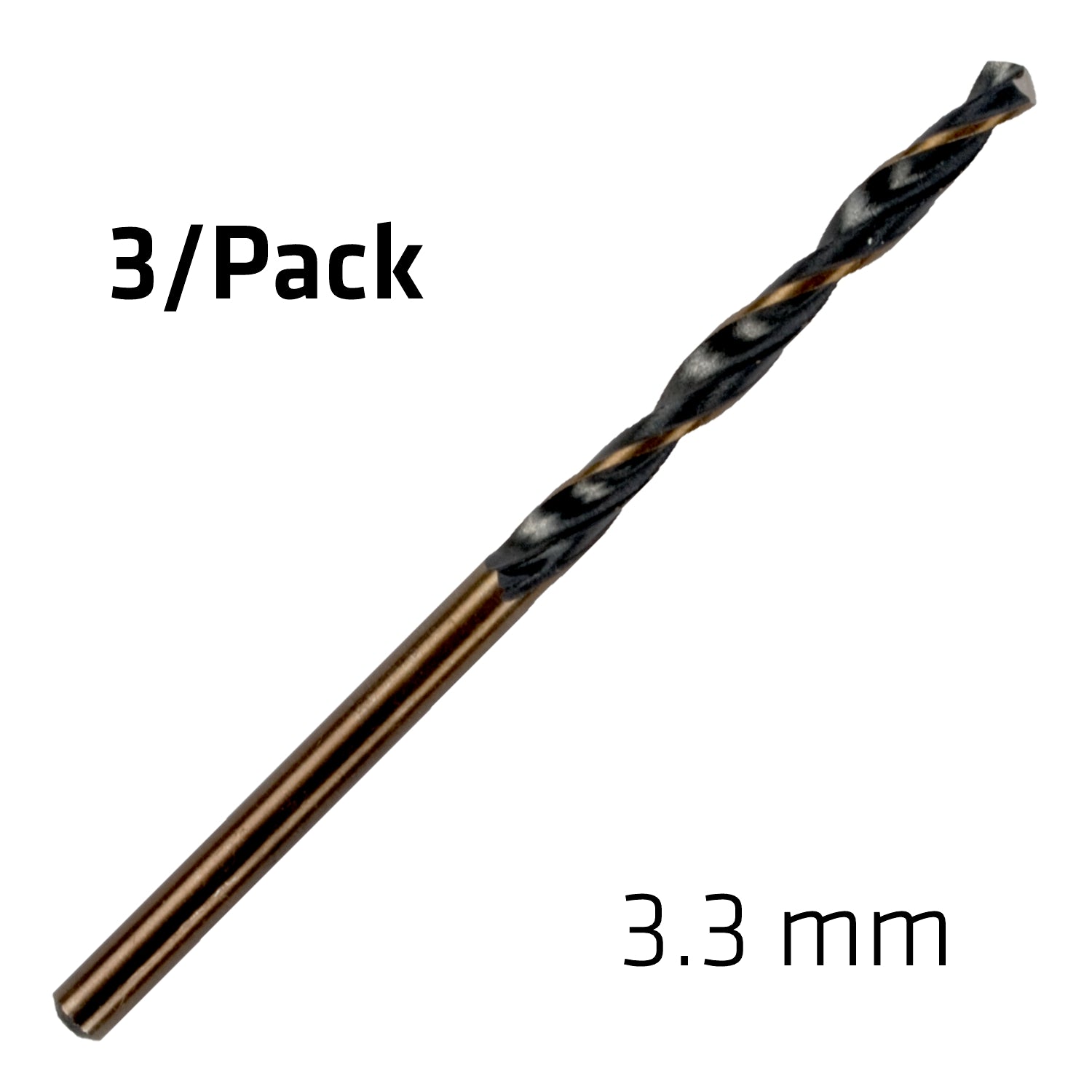 Hss Sprint Master 3.3 Mm X3 Sleeved Din338 Alpen Drill Bit