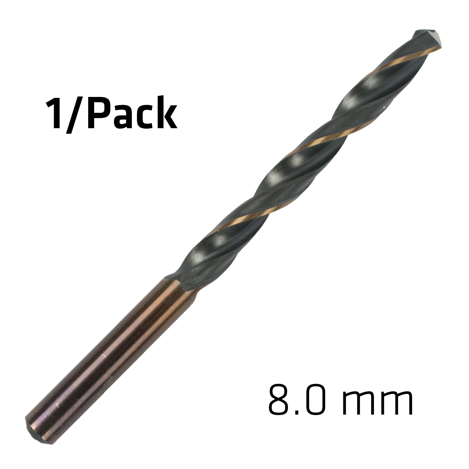 Hss Sprint Master 8.0 Mm X1 Sleeved Din338 Alpen Drill Bit