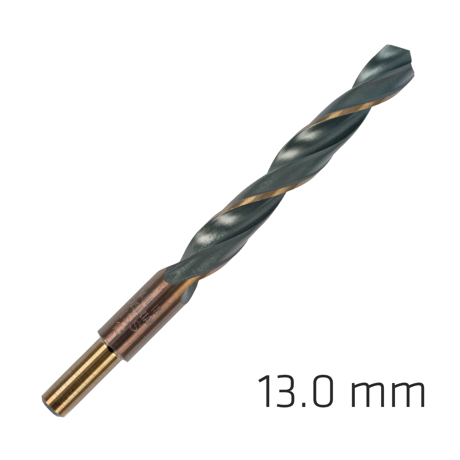 Hss Sprint Master 13.0 Mm Red Shank 9.5 Mm X1 Sleeved Din338 Alpen Drill