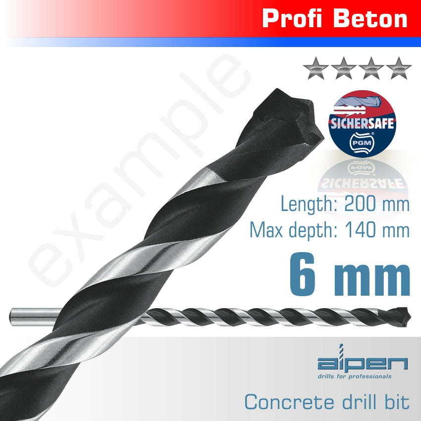 Concrete Profi Drill Bit 6.0 X 200 Mm